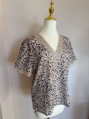 Chemisier / Blouse Fleurie Bohème Taille M - neuve