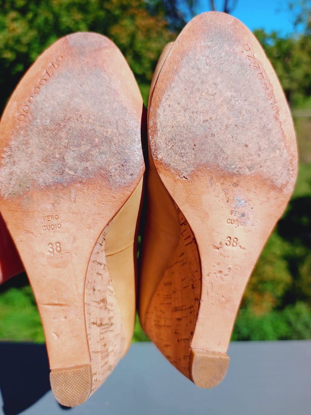 Damenschuhe: Chaussures talons compensés Appepazza beige T38 – Neu (gemäss Beschreibung) aus Genève von Brachiopode 6