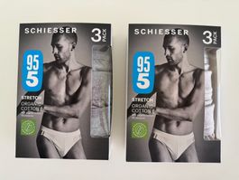 Lot de 6 slips SCHIESSER Rio-Slip – Taille M – NEUFS, JAMAIS