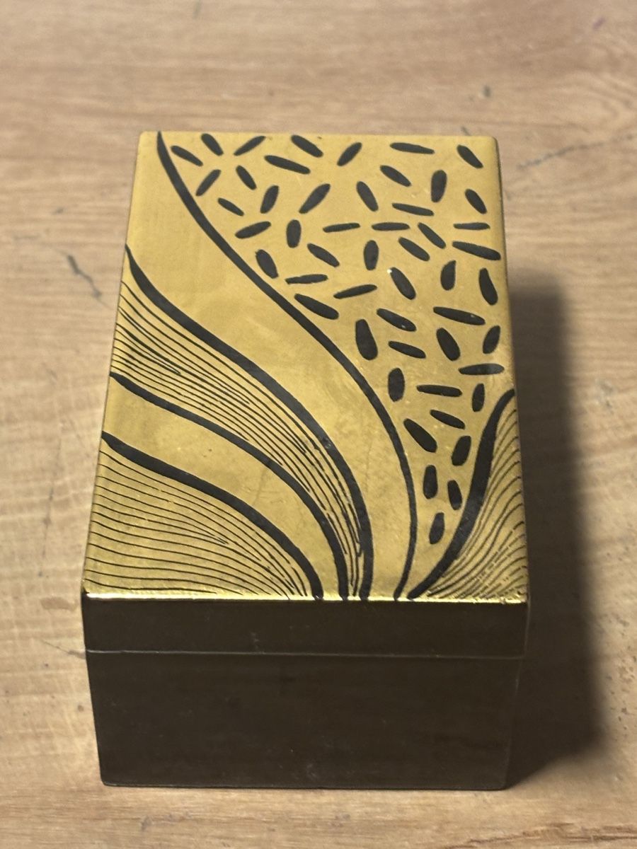 Tutte le decorazioni: Vintage Leopard Brosche mit dekorativer Holzschatulle – Usato da Orpund venduto da BlackEagel80 8