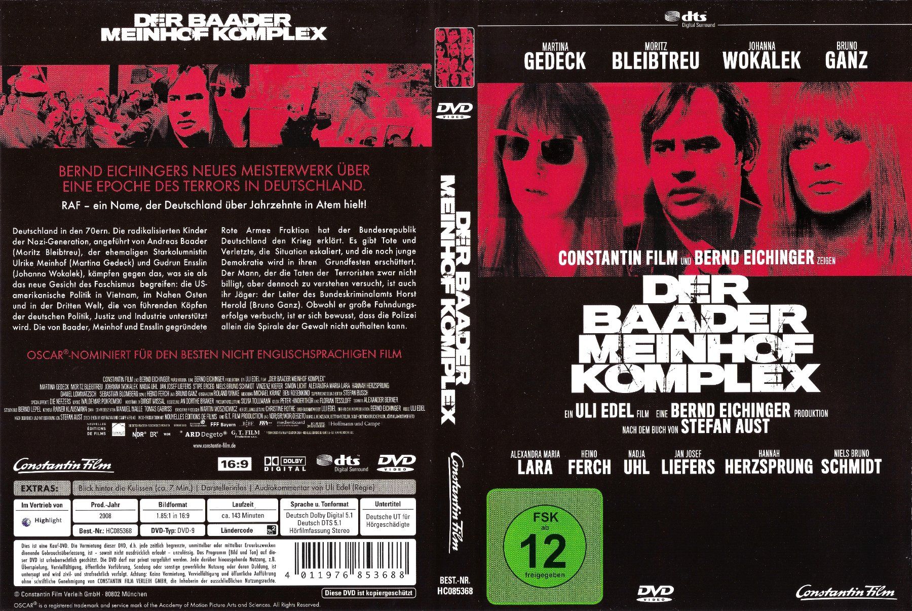 Alle DVDs: Der Baader Meinhof Komplex – Gebraucht aus Zürich von Cineasten