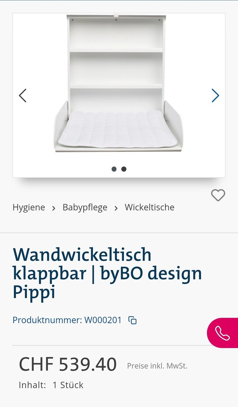 Fasciatoi & Accessori: Wandwickeltisch klappbar – Usato da Andeer venduto da gilda23 2