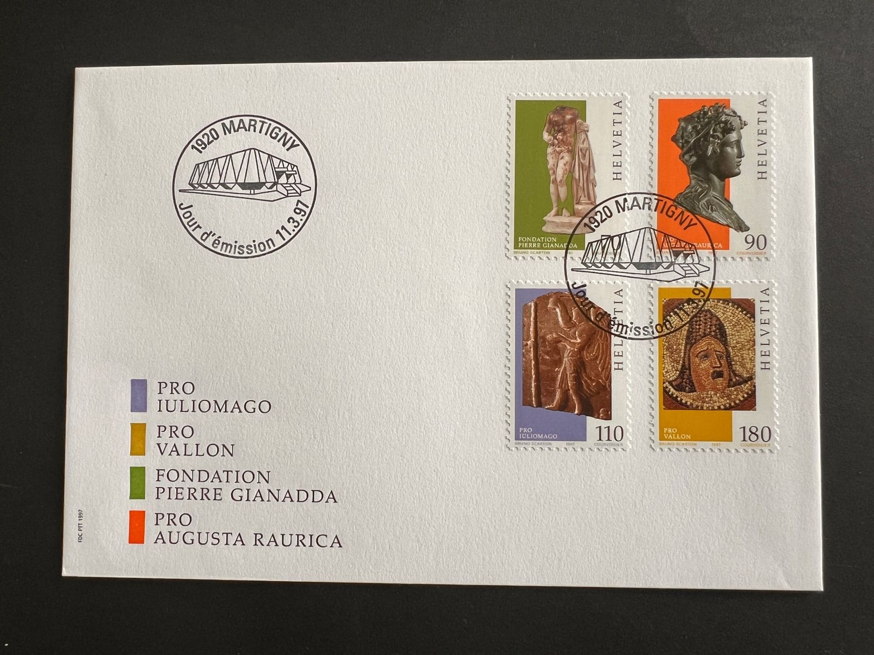 Alle Briefmarken: FDC Brief  1997  (P941) – Gebraucht aus Hinwil von Sidi4