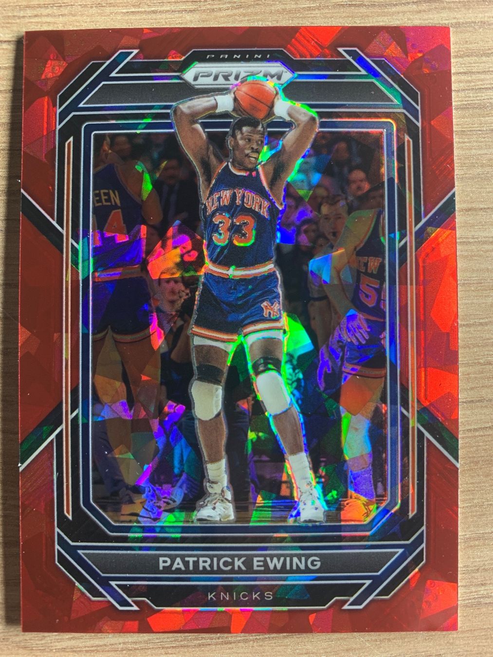Nba Carte collezionabili: NBA Patrick Ewing RED ICE PRIZM 22/23 – Usato da Netstal venduto da Clutch79Cardz