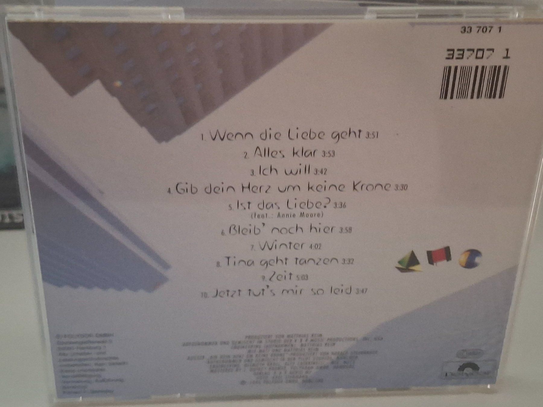 CD: CD Matthias Reim  -Alles Klar – Usato da Aarberg venduto da Jackup1 1