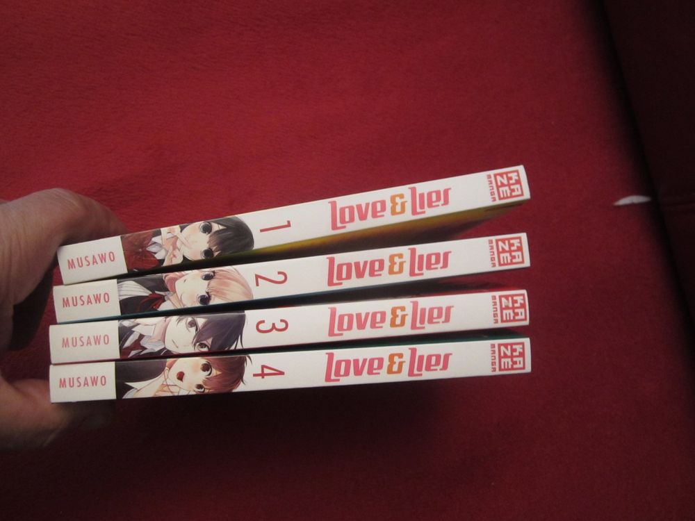 Fumetti: MANGA COMIC: LOVE+LIES !! BAND 1 BIS 4(MUSAWO)JAHR 2016 – Usato da Volketswil venduto da nemo2000 2