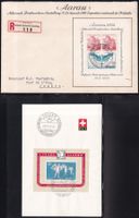 Brief & Bögli, Aarau & LUNABA Block, ET-Stempel