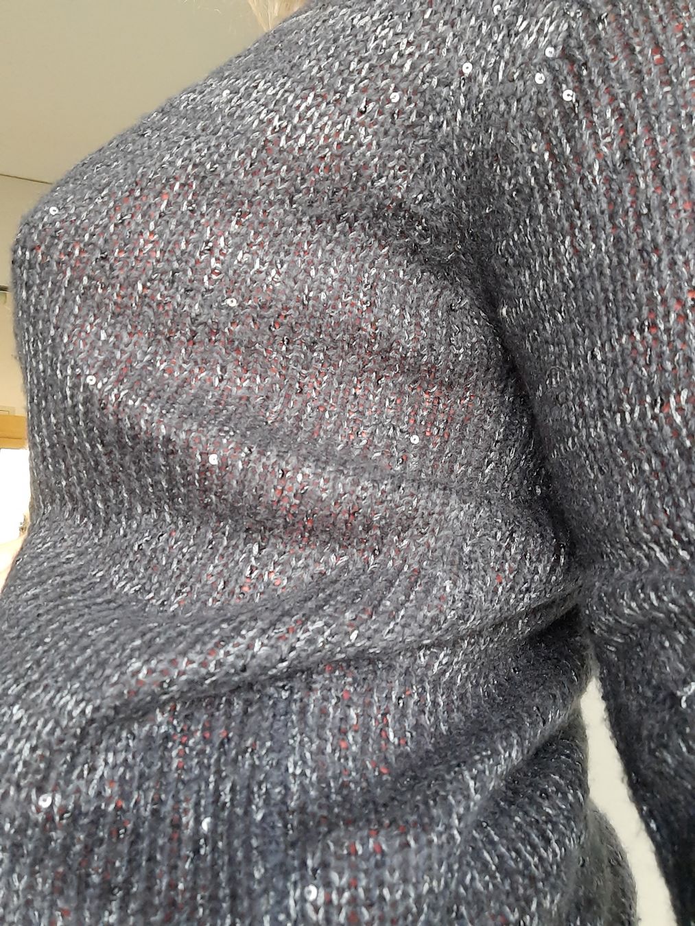 Maglioni & Felpe: Gr M PULLOVER BLAU PAILLETTEN DAMEN FRÜHLING ABEND 209 – Usato da Vinelz venduto da sonnenmond77 3