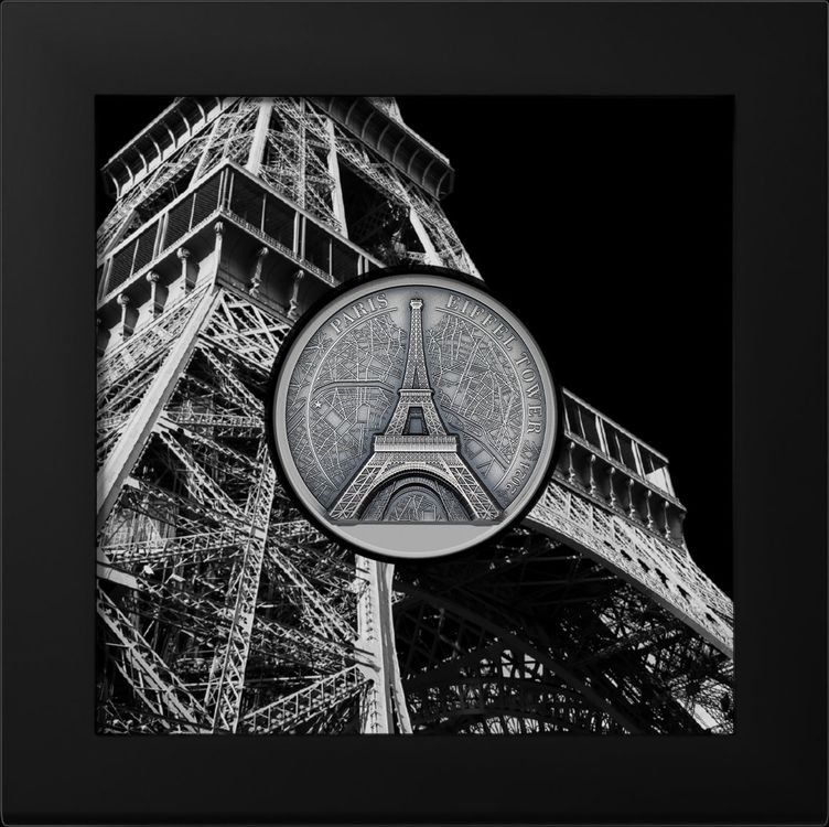 Tutti le monete: Historical Monuments 2 Unzen Silber Eiffel Tower – Nuovo e nell'imballaggio originale da Emmenbrücke venduto da inf_9dkq