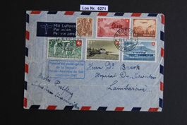 PP Luftpost Genéve -Argentinien 1947                Los 6271