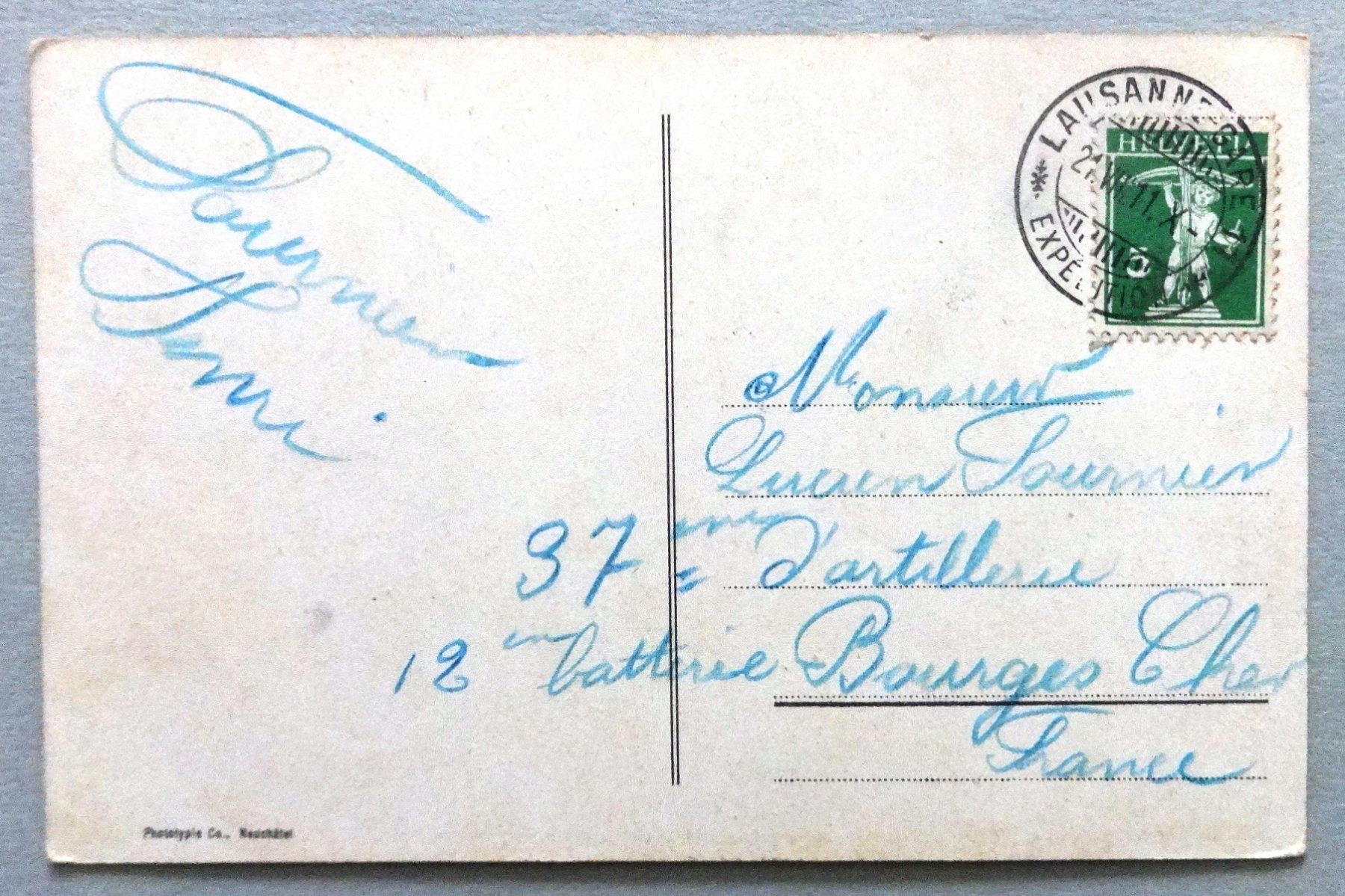 Cartes postales: Lausanne et les Alpes – D'occasion à Fétigny par Billy2miny 1