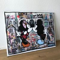 Mickey Mouse Pop Art Kunst Zürich City LOVE Fashion ORIGINAL