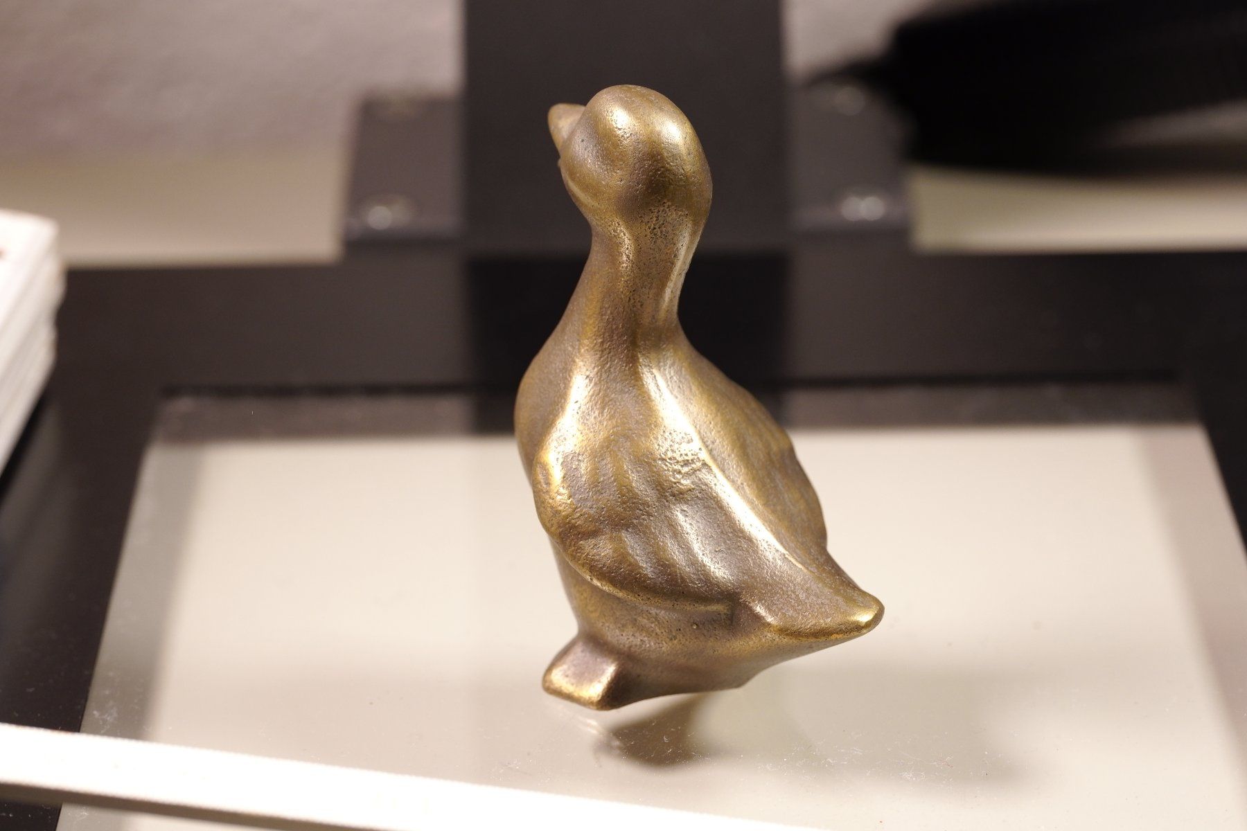Bag Turgi Statuette: BAG Turgi Messing Ente – Usato da Wikon venduto da digital4you 1