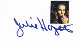 Julie Hagerty 1955- Autogramm signiert Karte 7x10cm