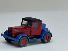 GB5- Wiking Umbau Hanomag ST hellbraunrot blau