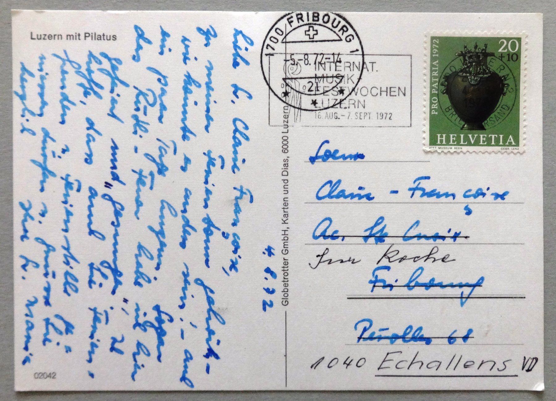 Cartes postales: Luzern mit Pilatus – D'occasion à Fétigny par Billy2miny 1