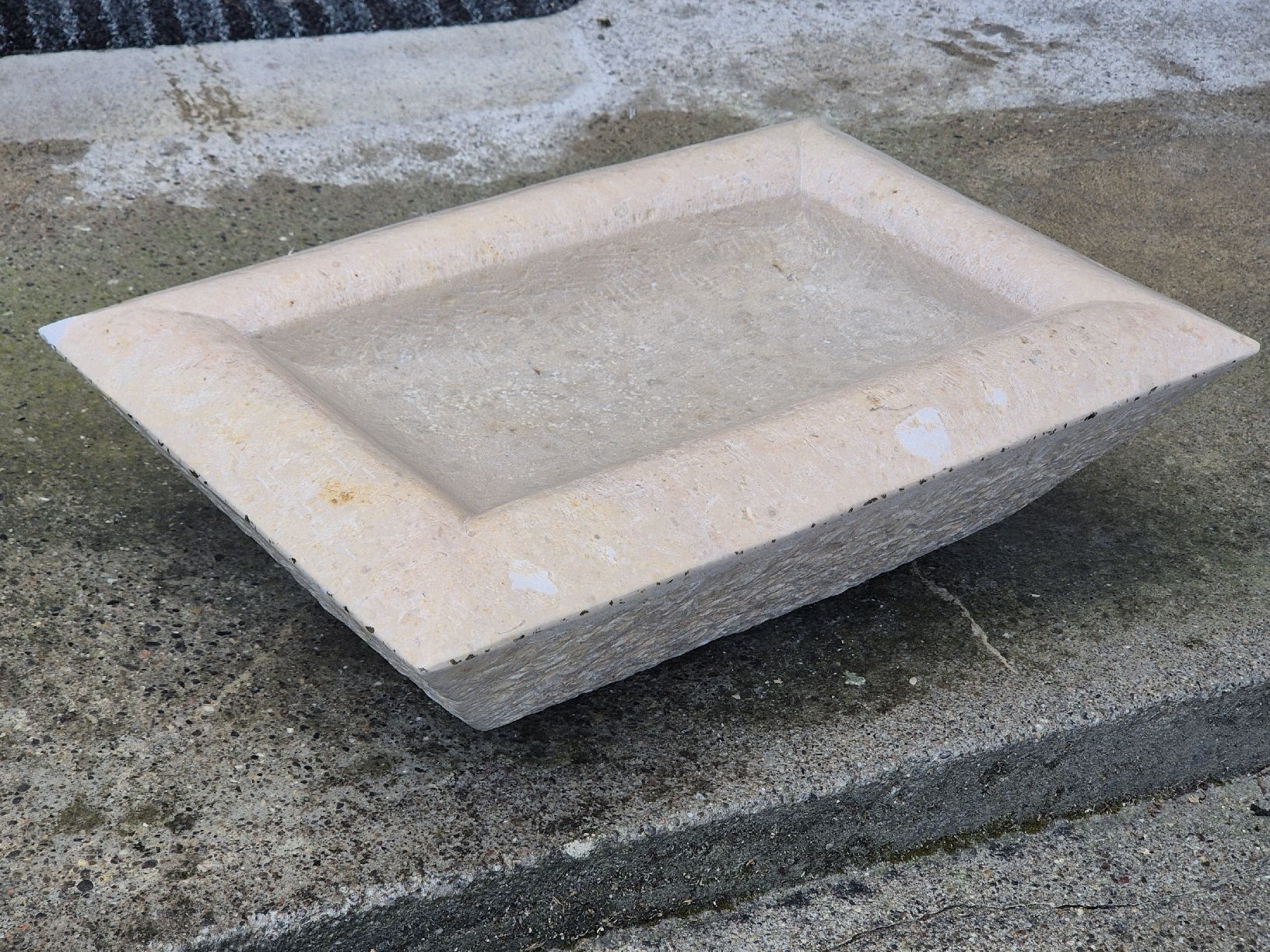 Teiche & Zierbrunnen: Vogelbad aus Kalkstein – Neu (gemäss Beschreibung) aus Ehrendingen von Amigo5 3