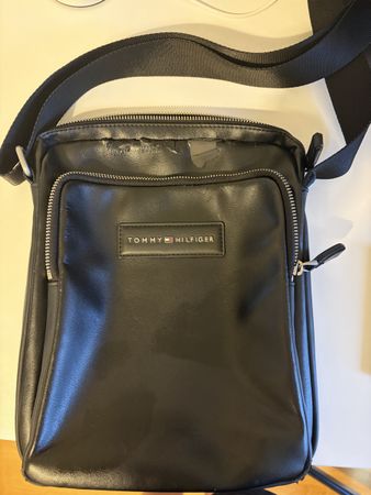 Borsa tracolla Tommy Hilfiger in pelle