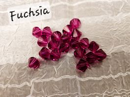 Swarovski Perlen 8 mm Fuchsia