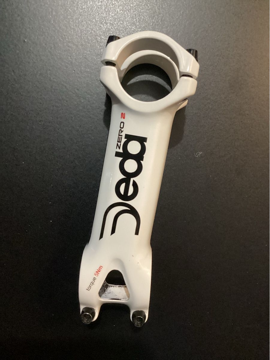 Pezzi di ricambio: Potence Deda Zero 2, 110mm, 83°, blanche, pour vélo – Usato da Savigny venduto da Dnorton
