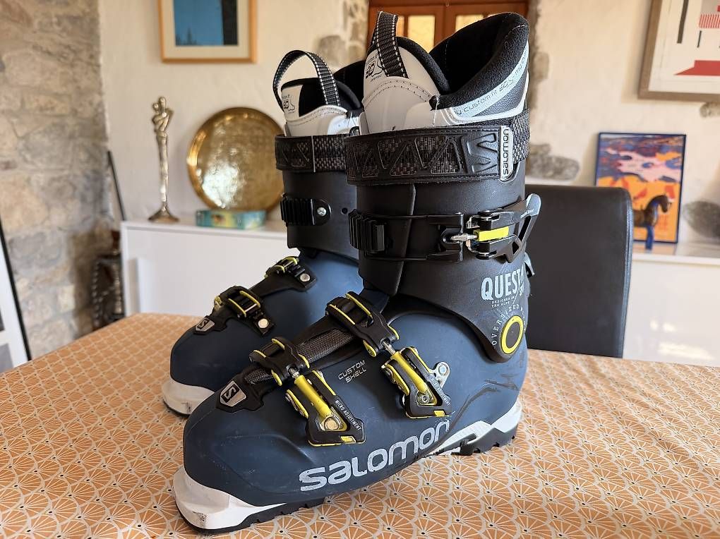 Scarpe da uomo: Chaussures de ski - Salomon - taille 27 27,5 – Usato da Essertines-Yverdon venduto da clemesitpa 1