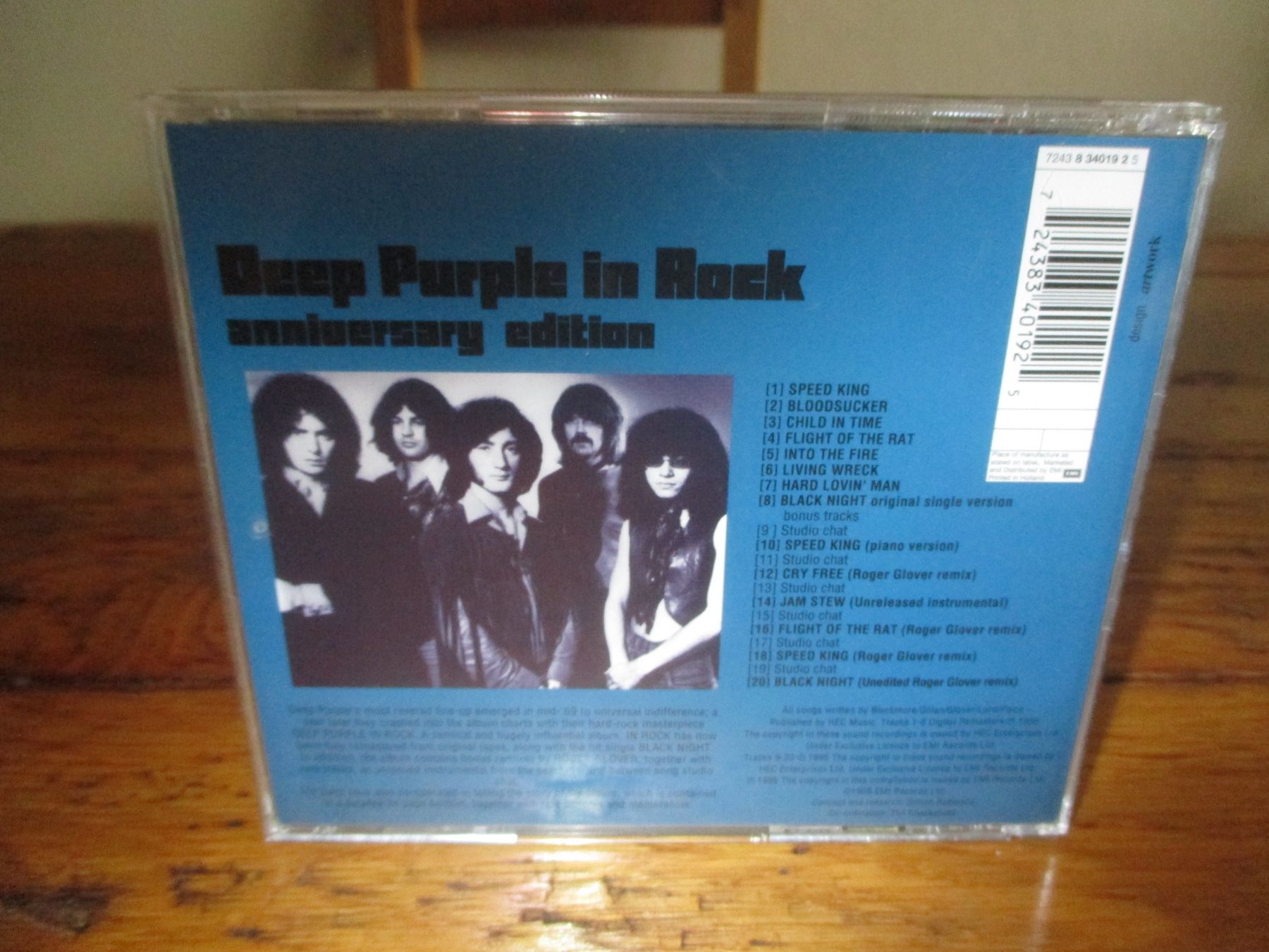 CD: DEEP PURPLE In Rock – Usato da Monthey venduto da blackcat45 2