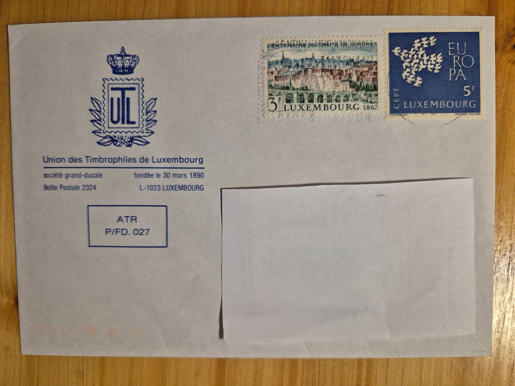 Tutti i francobolli: LUXEMBOURG - enveloppe oblitérée – Usato da St-Léonard venduto da thipif