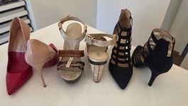 Schuhpaket, 3 Paar Damenschuhe, GR. 38