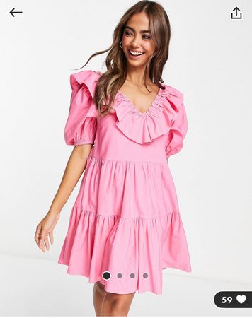 Pinkes Sommerkleid, Gr. 34