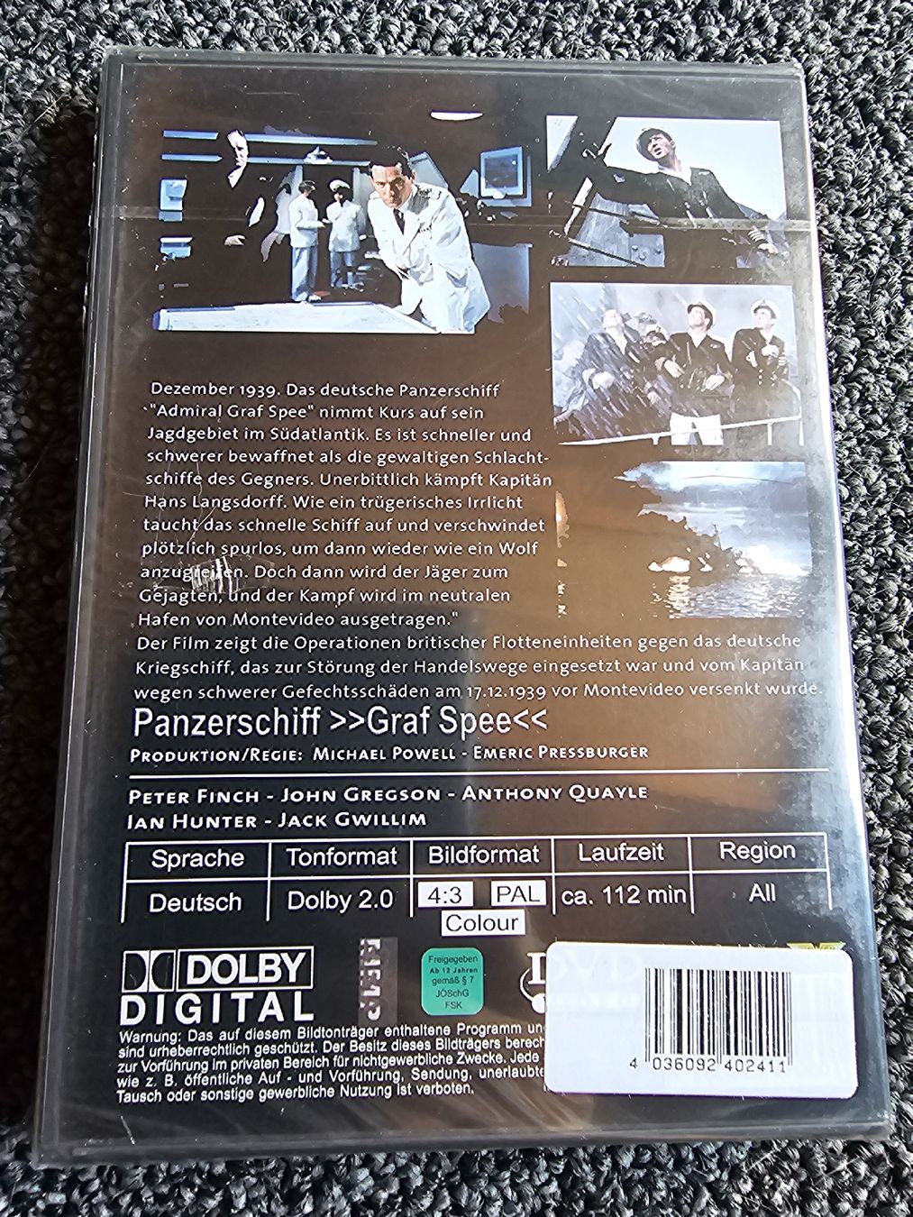 Tutti i DVDs: Panzerschiff Graf Spee Neuverpackt  – Nuovo e nell'imballaggio originale da Ruswil venduto da jan_bxl5 1