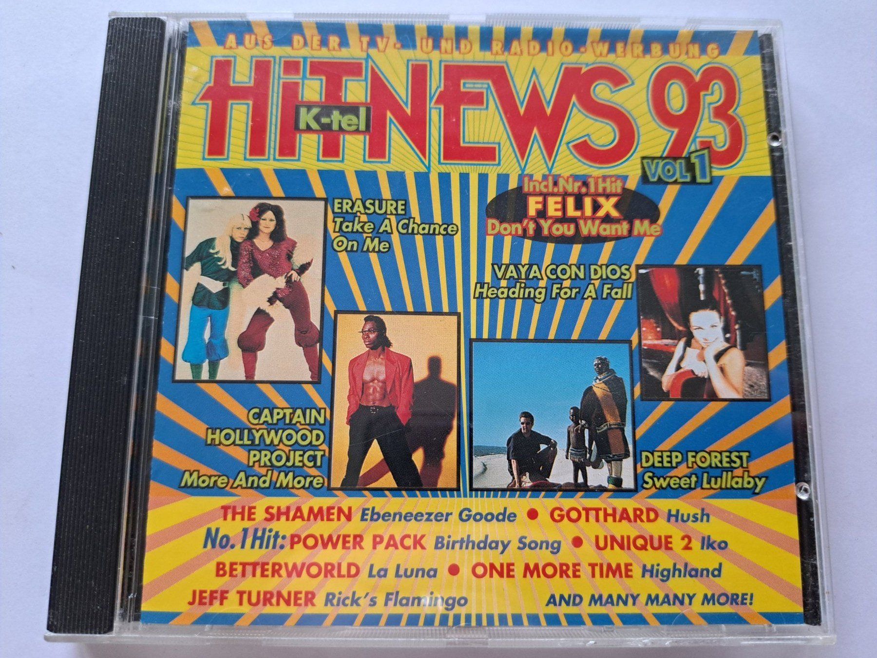 CD: Cd Hit News 93 - Volume 1 – Usato da Pully venduto da bro_n52j