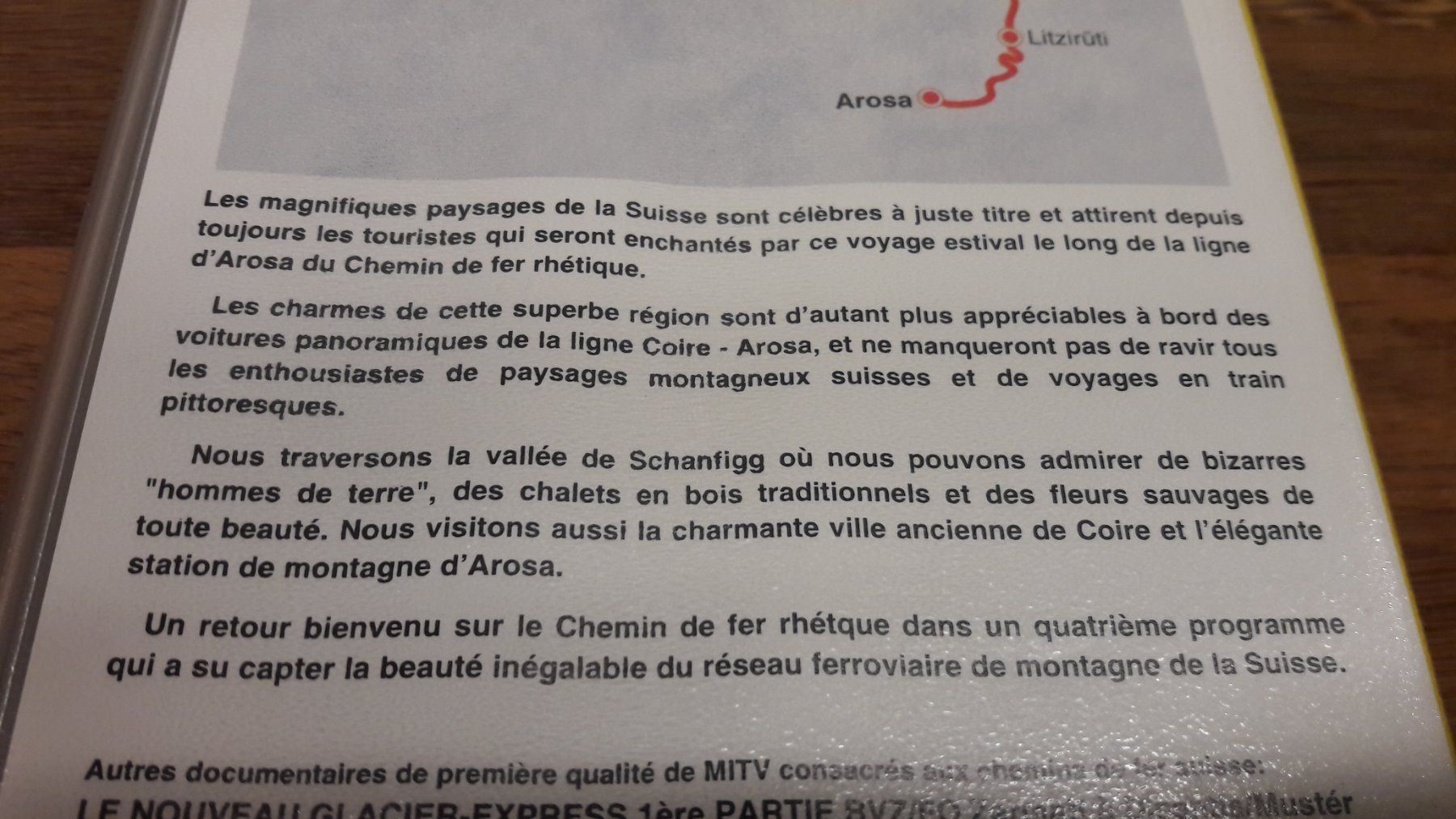 Tutti i VHS: VHS PAL : vidéo MITV "la ligne d'Arosa" – Nuovo e nell'imballaggio originale da Buttes venduto da Cafe2005 3