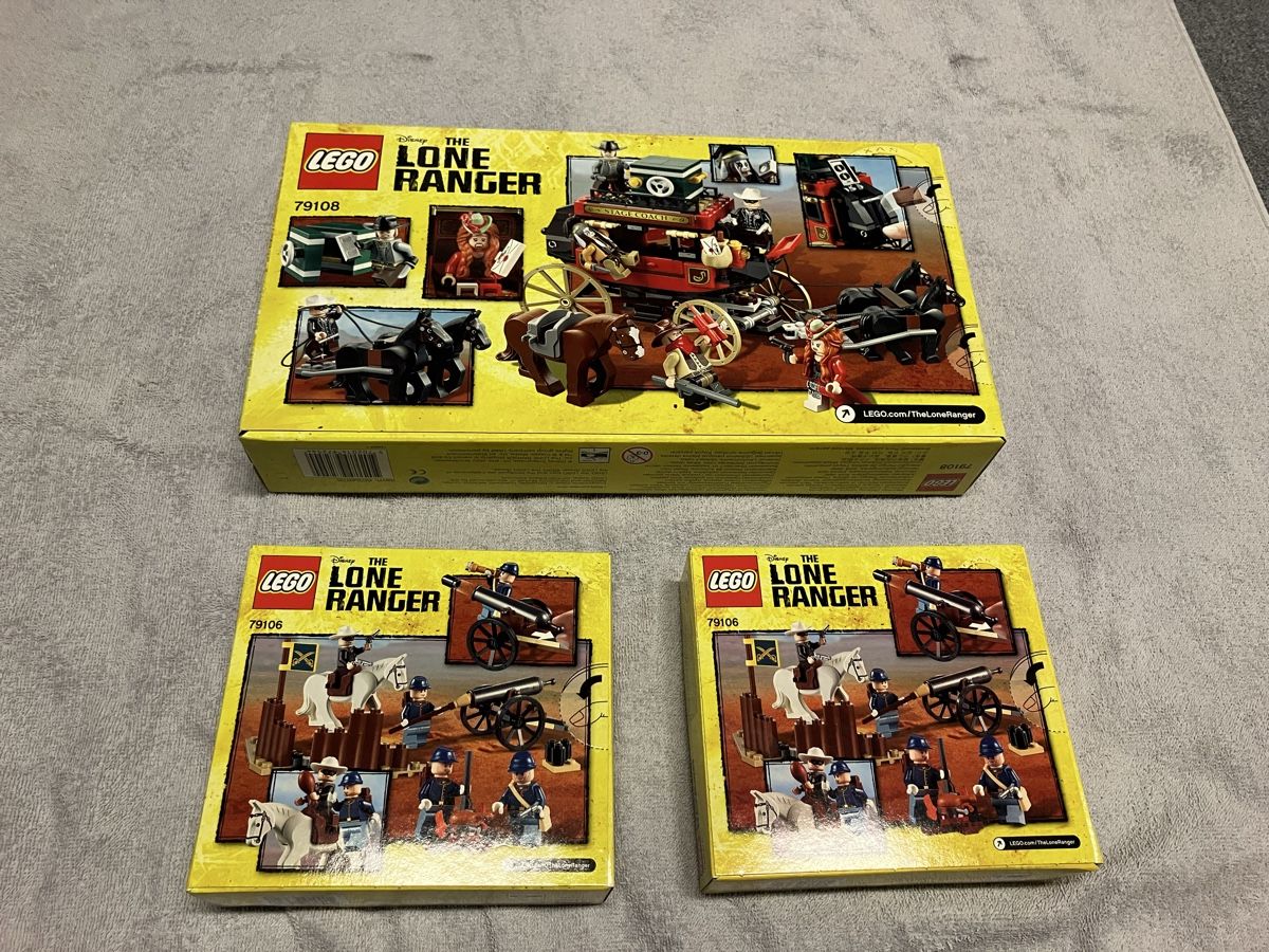 Lego Kit di costruzioni: Lego Lone Ranger 79108 + 2x 79106 – Nuovo e nell'imballaggio originale da Luzern venduto da windundsichtschutz 1