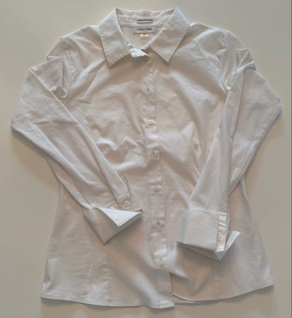 Calvin Klein Bluse, weiss, Gr.6 (36), neuwertig, Baumwolle.