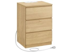 Nachttisch Beistelltisch 3 Schubladen modern HERMES