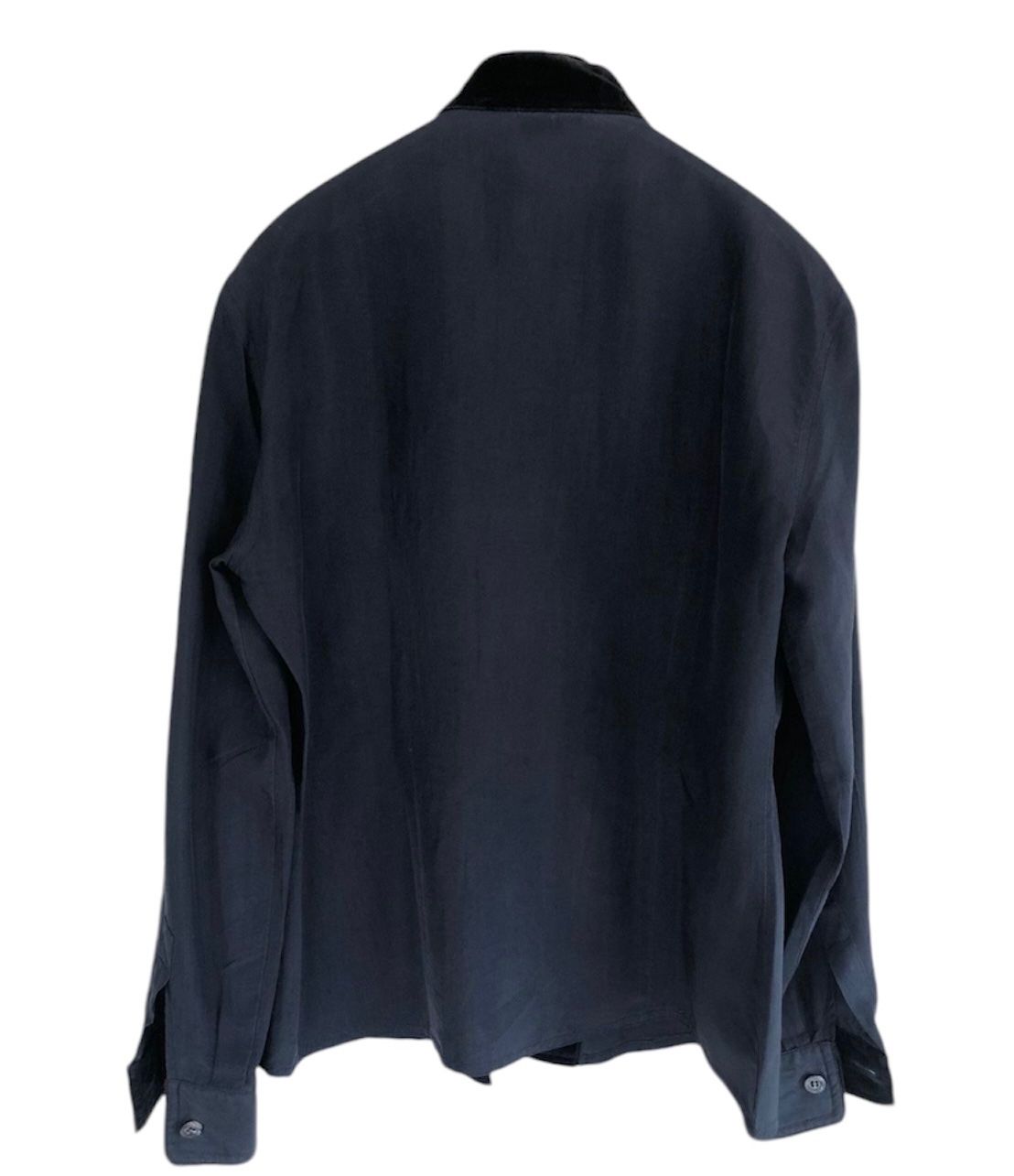 Camicette: Blouse en soie bleu marine – Usato da Dotzigen venduto da SecondHandGems 1