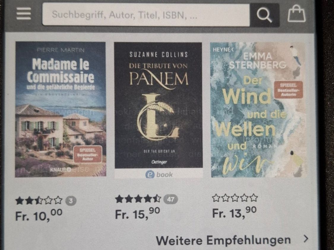 Tolino Tablet PC: Tolino shine color eBook Reader – Neu (gemäss Beschreibung) aus Bibern SH von Rolf550 2