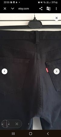 Levis Premium 511 Jeans schwarz W33/L30