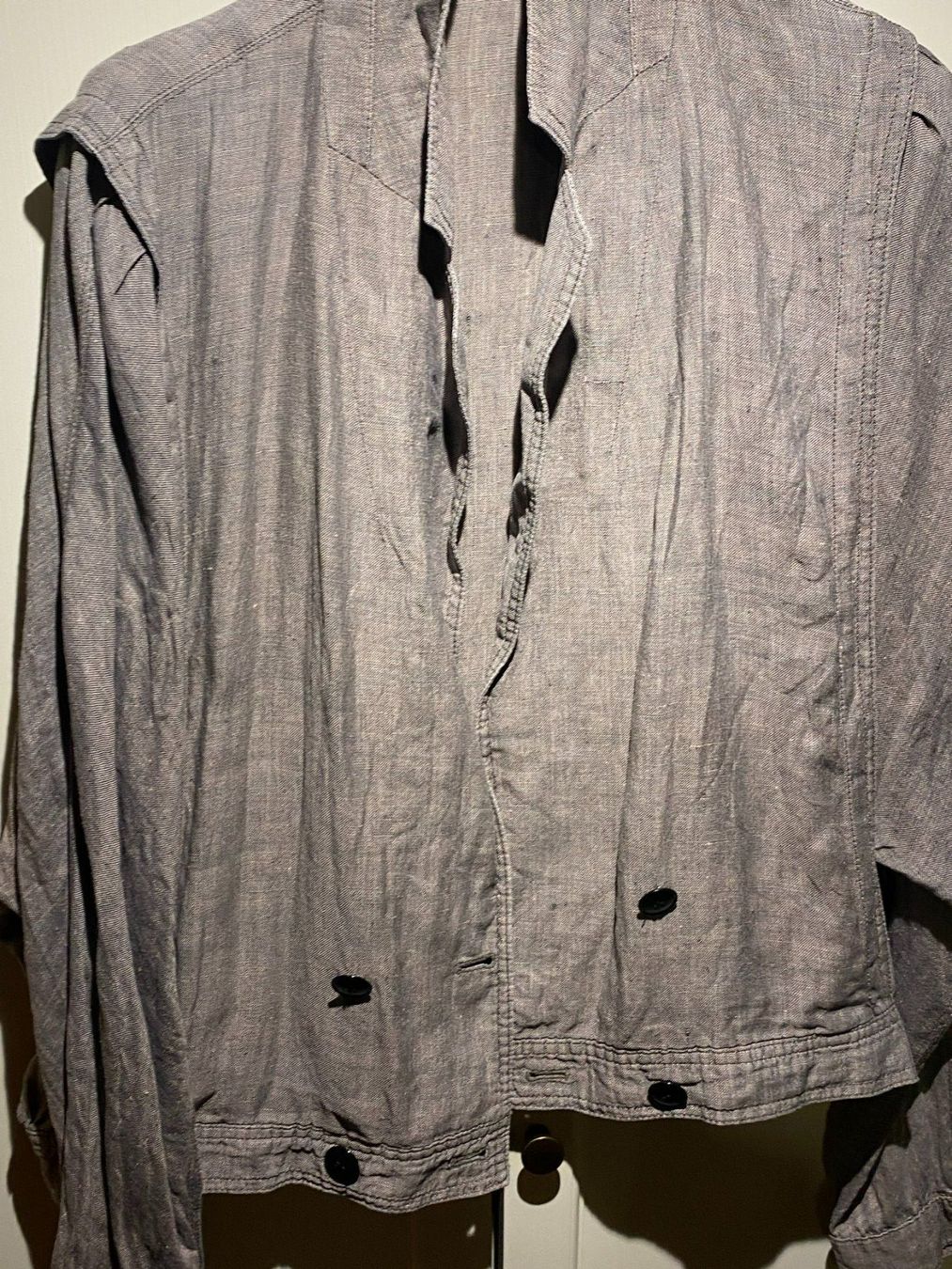Giacche: DAMEN JACKE ,GRAU-LEINEN – Usato da Meienried venduto da ManuelaBoutique 1