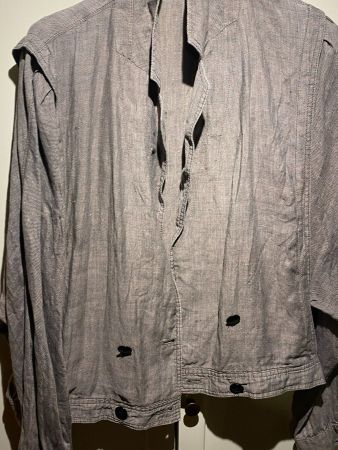 DAMEN JACKE ,GRAU-LEINEN