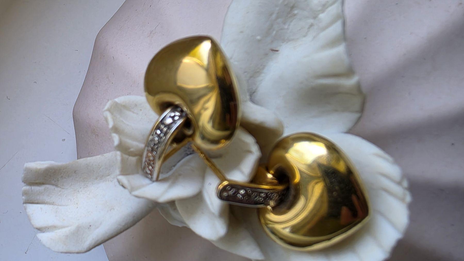 Orecchini pendenti & Orecchini a lobo: Gold Ohrring 18 karat – Usato da Effretikon venduto da rinuom01 7