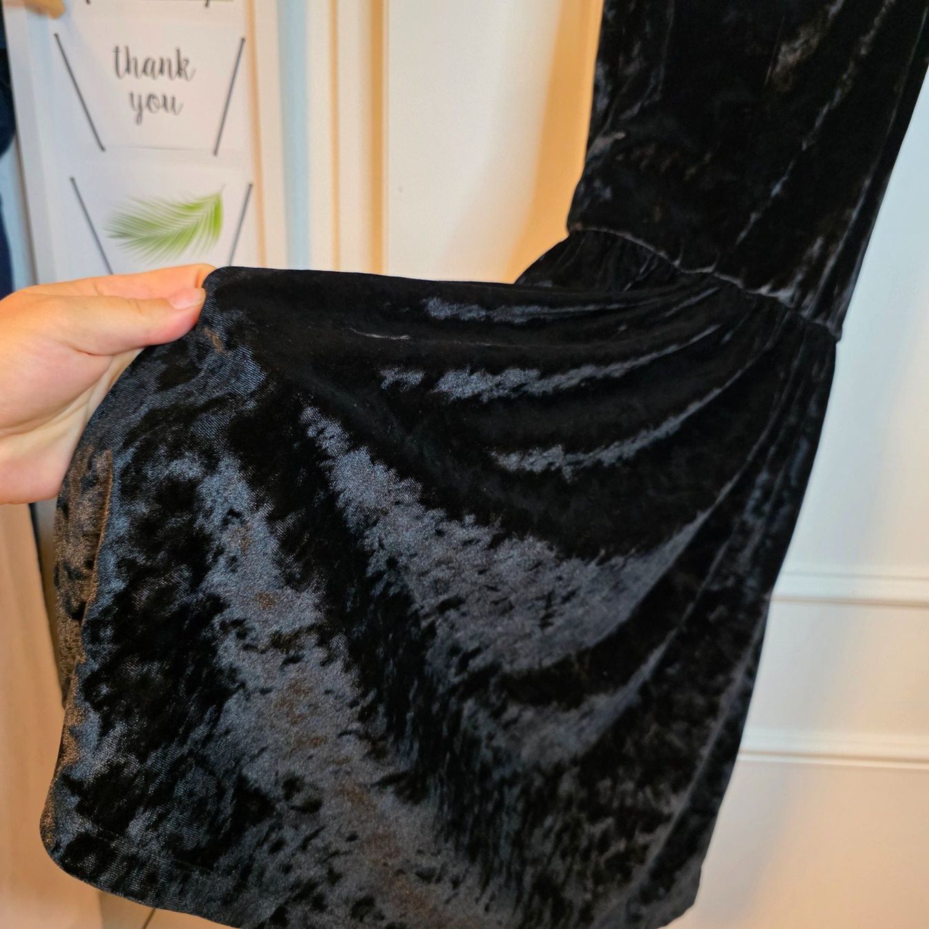 Kleider: OVS Samtkleid Gr. M – schwarz, rückenfrei – Gebraucht aus Wald ZH von CapLux 7