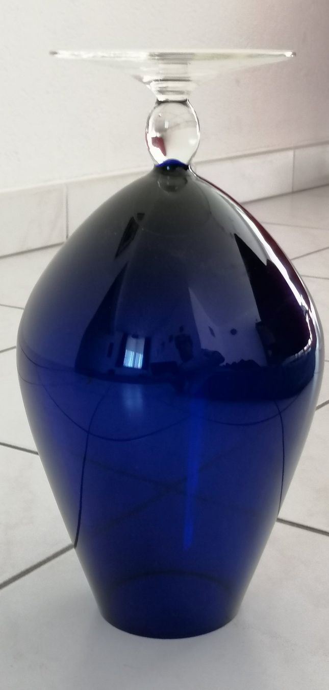 Vasen & Gefässe: Glasvase Sarner Glas, Kelchform, Höhe 28 cm – Neu (gemäss Beschreibung) aus Oberriet SG von Atir47 4