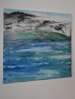 Gemälde " Innehalten " handmade 40×40
