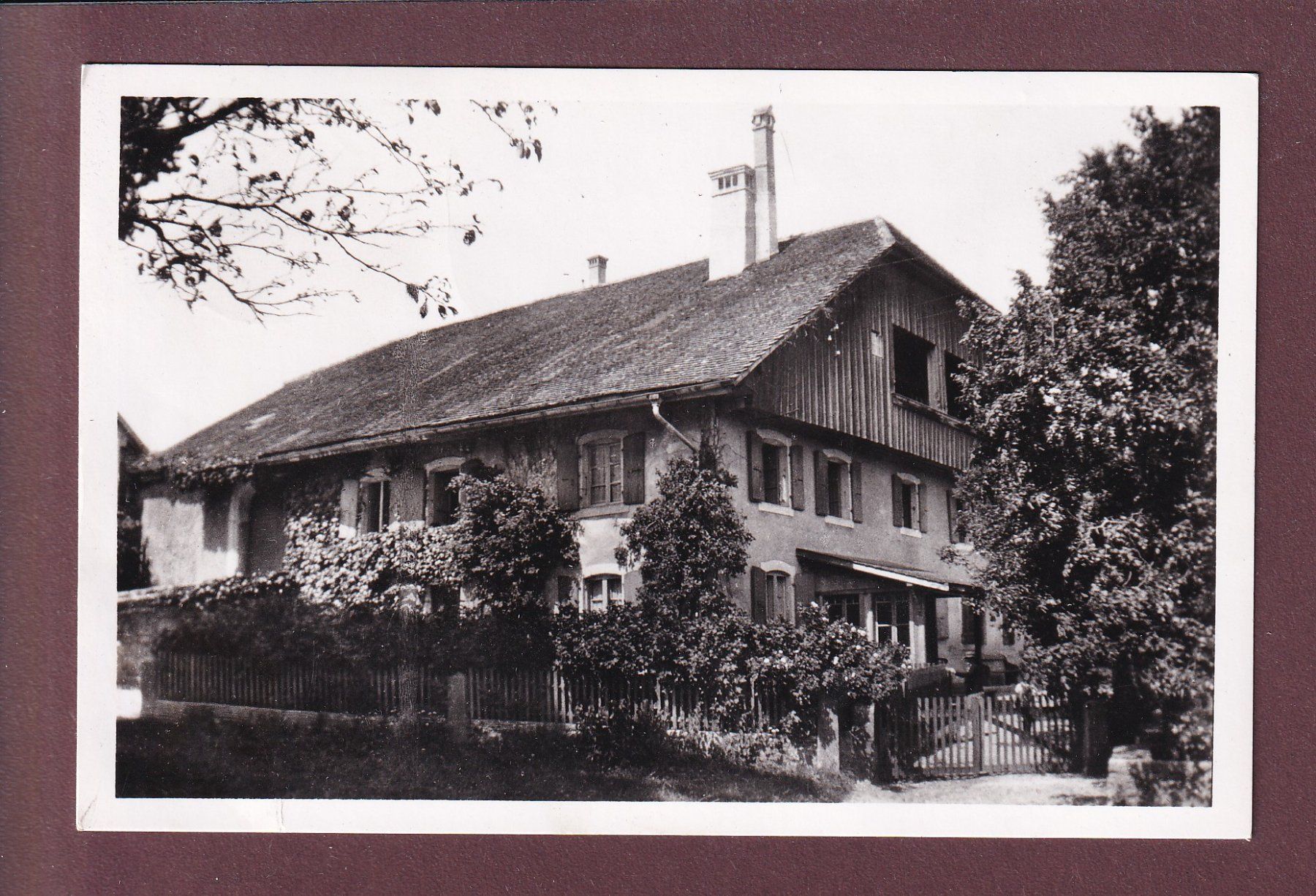 Cartoline postali: LA JONCHERE - La Joliette - 1942 – Usato da Pully venduto da nicecards
