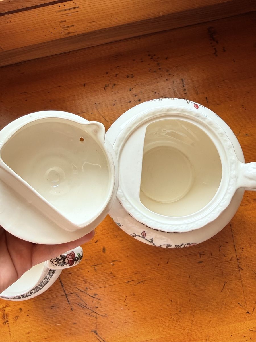 Teiere: Myott Indian Tree Creamer and Teapot Set – Usato da Le Sentier venduto da dar_hb62 7