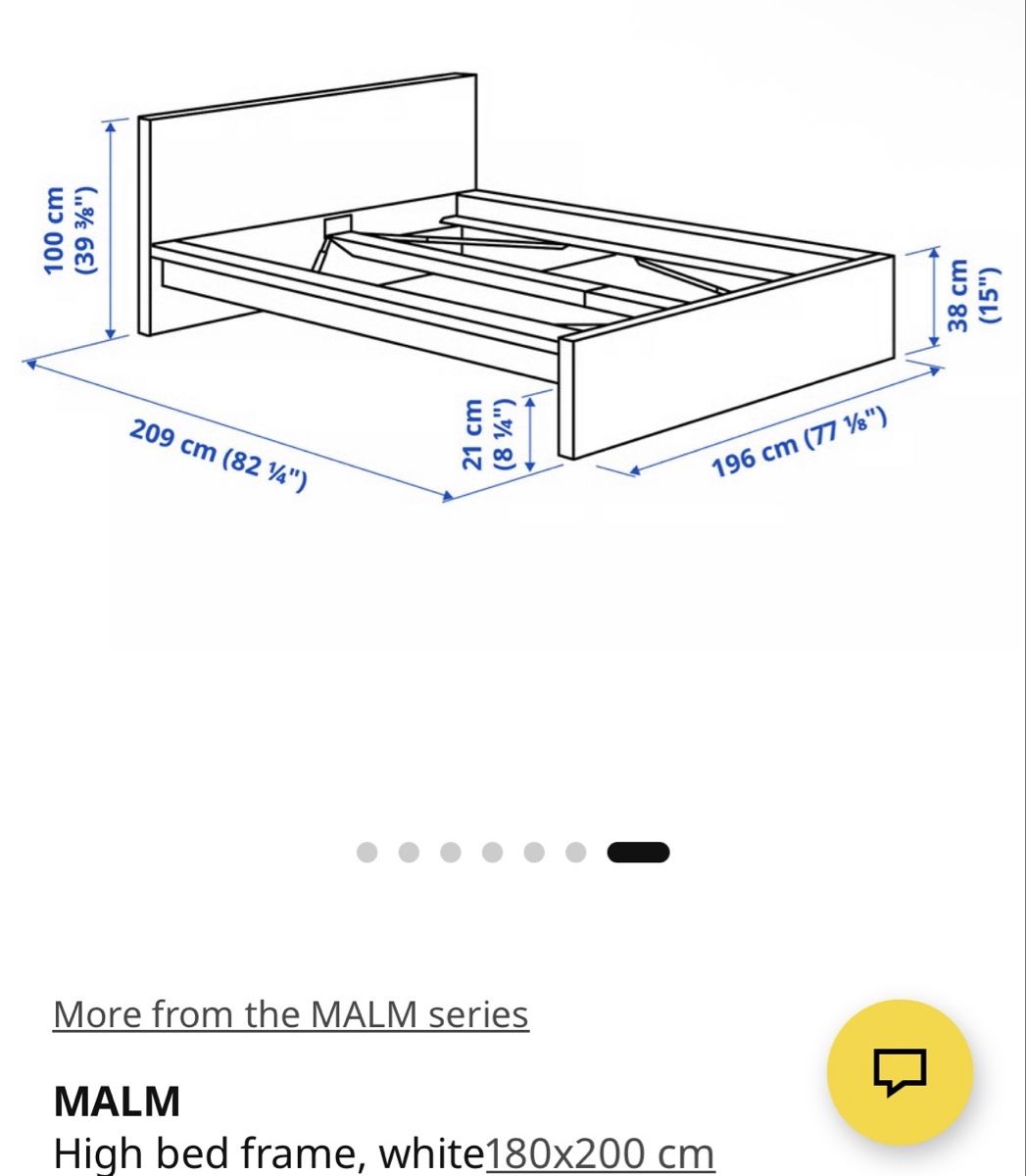 Betten: Malm bed frame - king 180x200 – Neu (gemäss Beschreibung) aus Bern von cia_6q9y 5