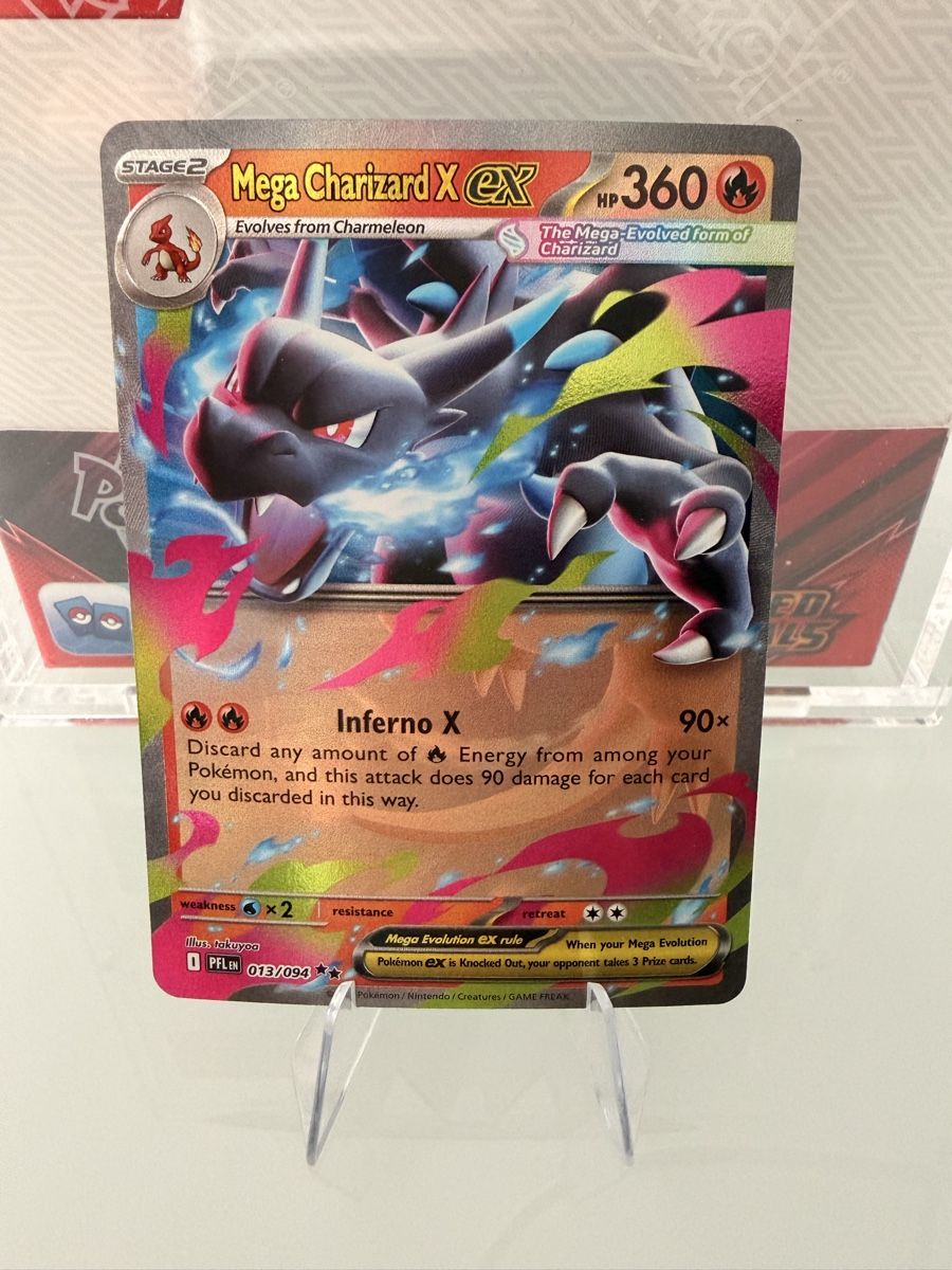 Pokémon Carte collezionabili: Mega Charizard X ex 013/094 Full Art - PFL - Inglese / ENG – Nuovo (secondo la descrizione) da Locarno venduto da mar_z75x