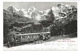 Mürrenbahn (BE) Eiger - Mönch - Jungfrau - Wengen - 1904
