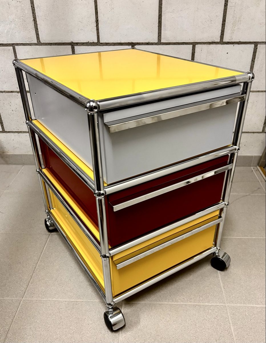 USM Korpus: USM Haller Rollcontainer mit 3 Schubladen – Gebraucht aus Bolligen von Kastanienmann 2